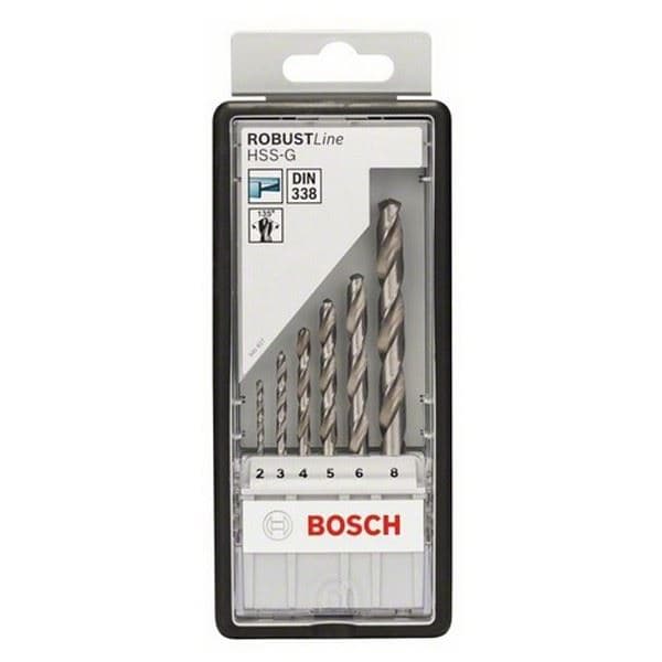 6-delni Robust Line set burgija za metal HSS-G, 135° Bosch 2607010529, 2; 3; 4; 5; 6; 8 mm, 135° - slika 4