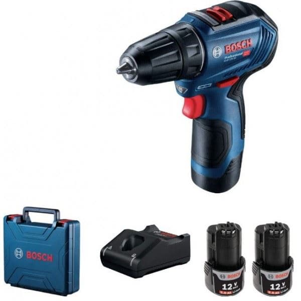 Bosch GSR 12V-30 akumulatorska bušilica-odvrtač, 2x2.0Ah - slika 2