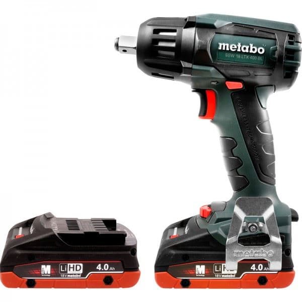 Metabo SSW 18 LTX 400 BL aku udarni odvrtač, 2x4.0Ah - slika 2