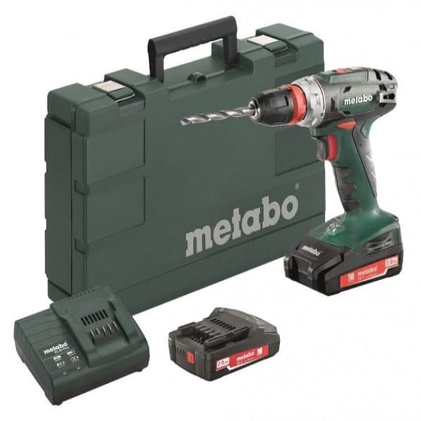 Metabo BS 18 Quick aku bušilica - zavrtač, 2x2.0Ah - slika 2