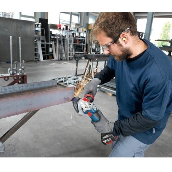 Bosch GWX 18V-10 C Solo, 125mm, X-LOCK,L-Boxx, aku brusilica - slika 3