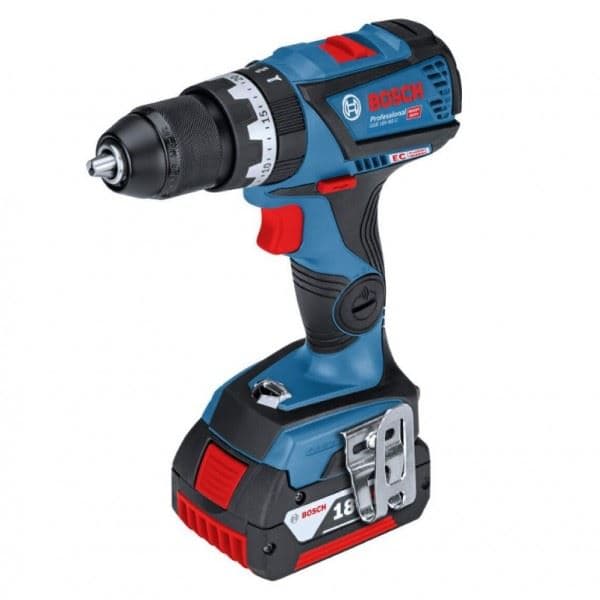 Bosch GSB 18V-60 C, 2x5.0Ah, aku vibraciona bušilica, L-Boxx - slika 2