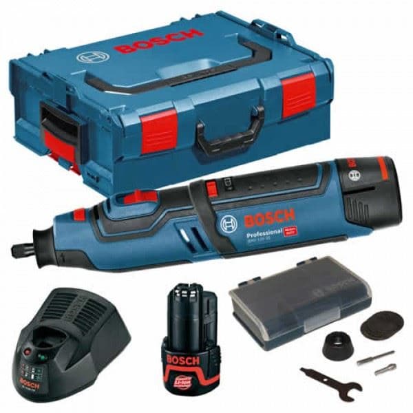 Bosch GRO 12V-35 akumulatorski rotacioni alat, 2x2,0Ah, L-Boxx - slika 2
