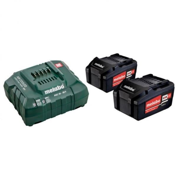 Metabo Basic Set 2 x 4.0 Ah, Metabo baterije + punjač - slika 2