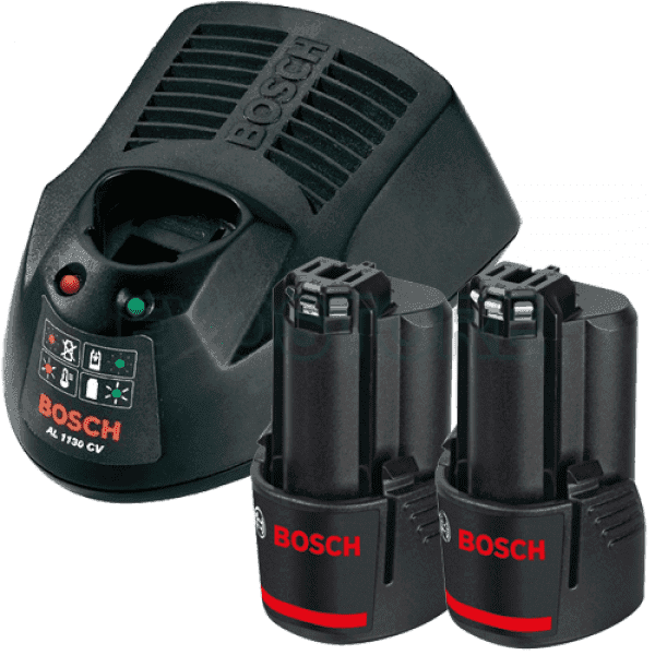 Bosch set akumulatora 2x GBA 12V 2.0Ah + 1x punjač GAL 1230 CV (1600A002X1) - slika 4