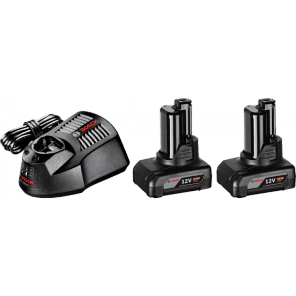 Bosch set akumulatora 2x GBA 12V 4.0Ah + 1x punjač GAL 1230 CV - (1600Z00046)