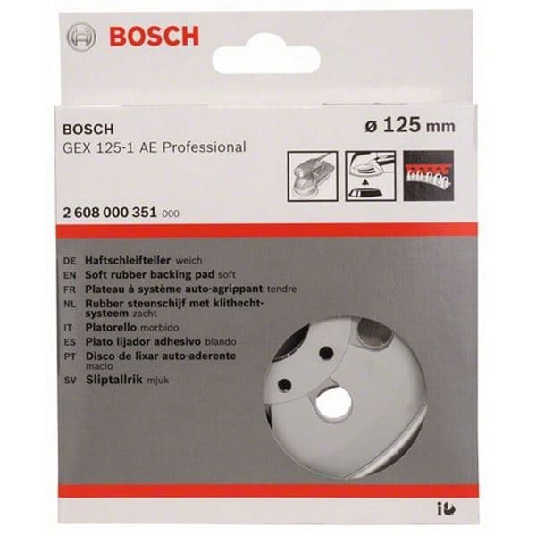 Brusni tanjir Bosch 2608000351, ekstra mekani, 125 mm - slika 2