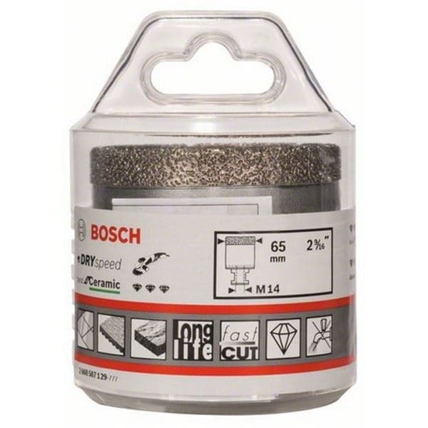 Dijamantska burgija za suvo bušenje Dry Speed Best for Ceramic Bosch 2608587129, 65 x 35 mm - slika 2