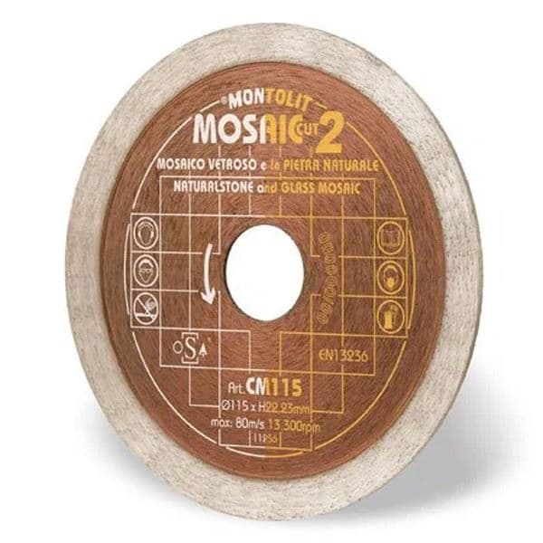 Dijamantski disk za MOZAIK 115 mm - CM 115, Montolit - slika 3