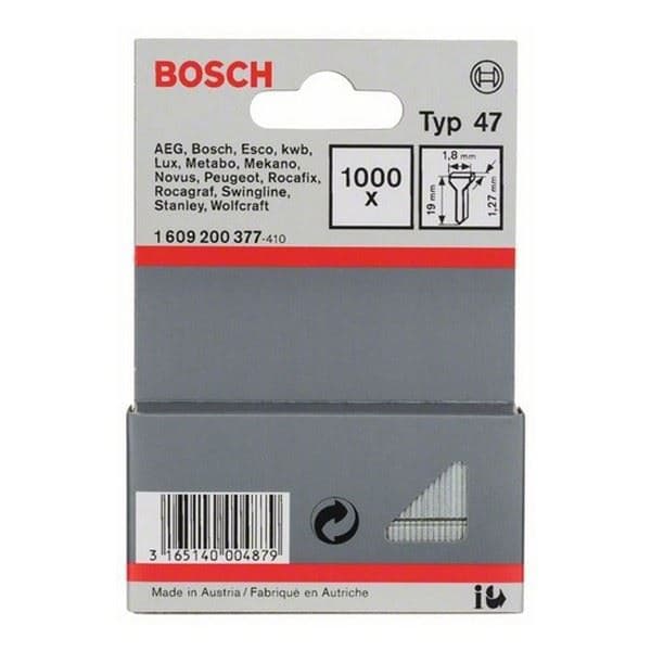 Ekser tip 47 Bosch 1609200377, 1,8 x 1,27 x 19 mm - slika 2
