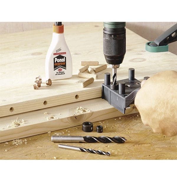 Wolcraft 4645000 Garnitura alata za postavljanje drvenih tiplova - slika 3