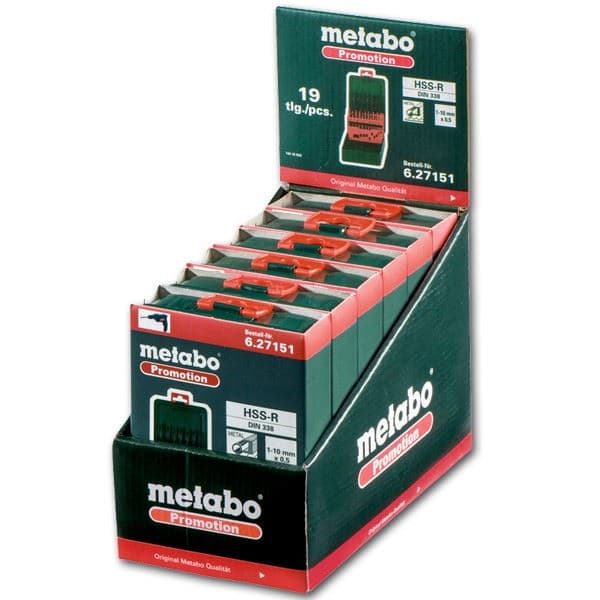 Metabo 627151000 Set 19 kom burgija za metal HSS-R Ø1-10/1 - slika 2