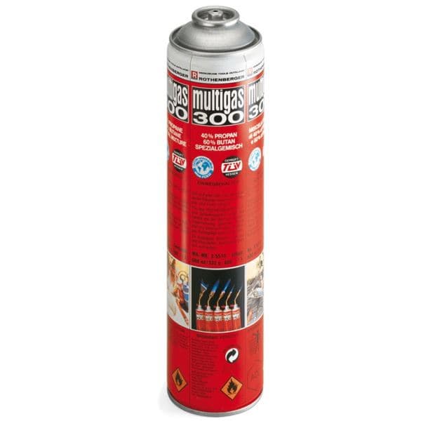 Gas za boce za jednokratnu upotrebu,Multigas 300.600ml, Rothenberger - slika 3