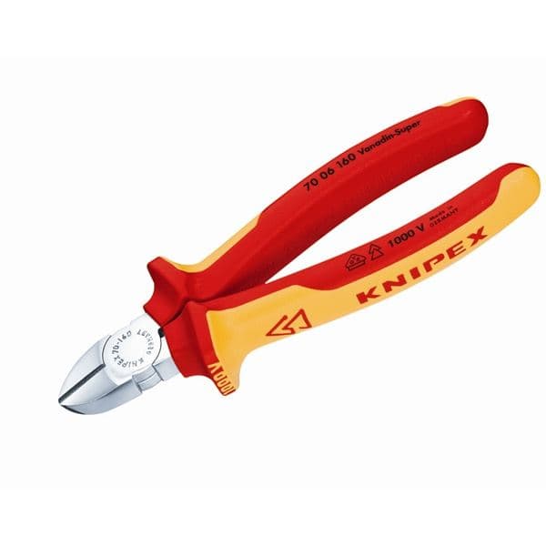 Knipex 70 06 160 Bočne sečice izolovane, VDE, hromirane 160 mm - slika 3