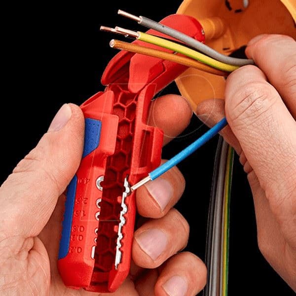 Knipex 16 95 01 SB ErgoStrip® Univerzalni alat za skidanje izolacije 135 mm - slika 2
