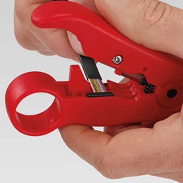 Knipex 16 60 06 SB alat za skidanje izolacije za koaksijalne kablove 125 mm - slika 3