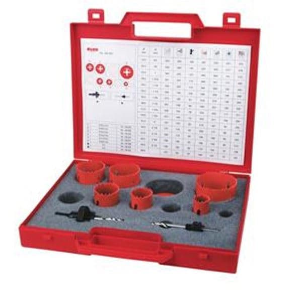 Krunaste testere set HSS-bimetal Ruko 1009497 22-68mm, 8 delova