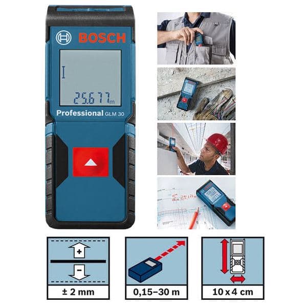 Bosch GLM 30 laserski daljinomer, 30m - slika 2