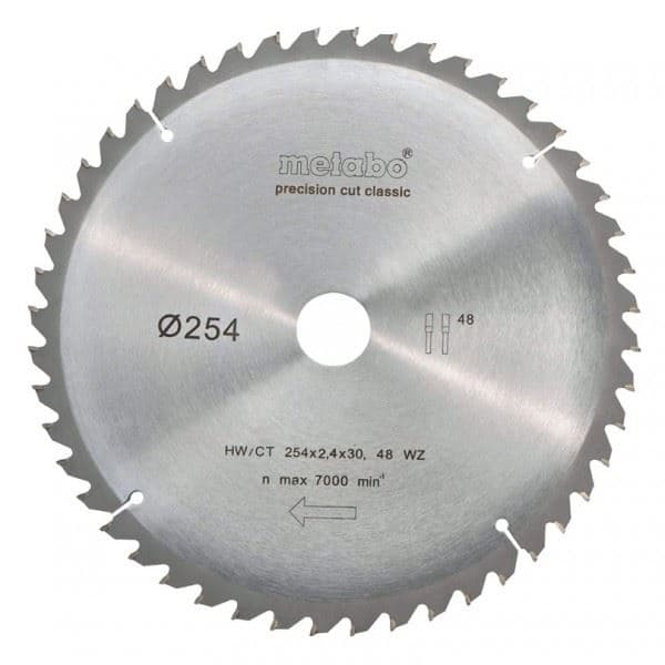 Metabo HW/CT, List kružne testere 254mm 628061000 - slika 2