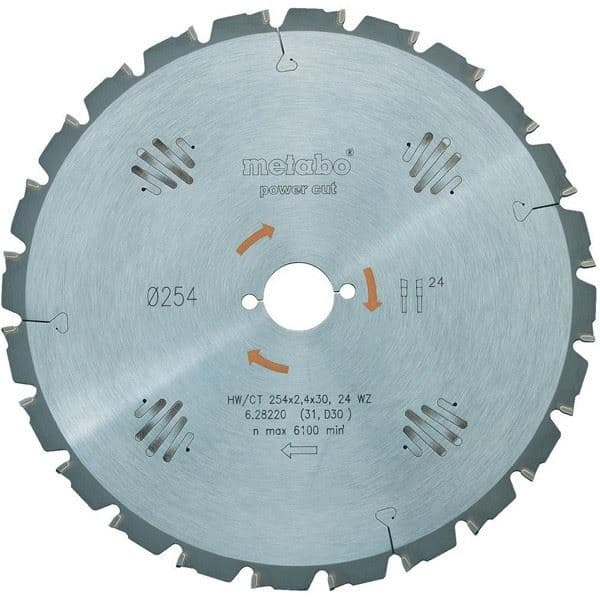 Metabo 628221000 List za ger ø254x30mm, HW/CT, 48 zuba WZ - slika 3