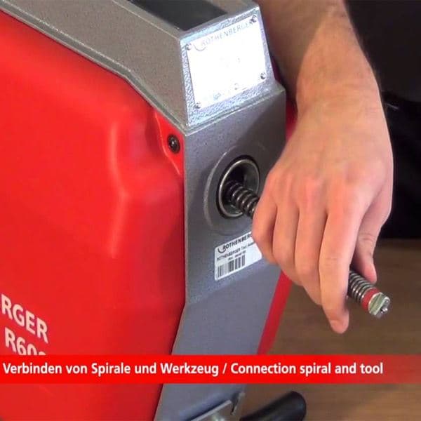 Mašina za čišćenje kanalizacionih cevi Rothenberger R 600 SET - slika 3