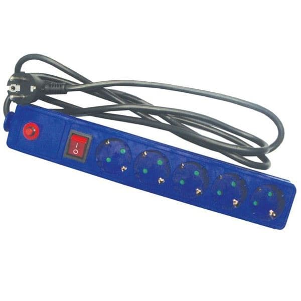 Petostruka prenosiva utičnica sa zaštitom od prenapona i dodira dece - EL2945