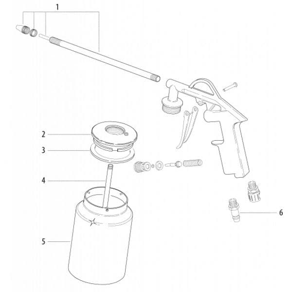 Metabo SPP 1000, 601570000, pištolj za prskanje tečnost - slika 2