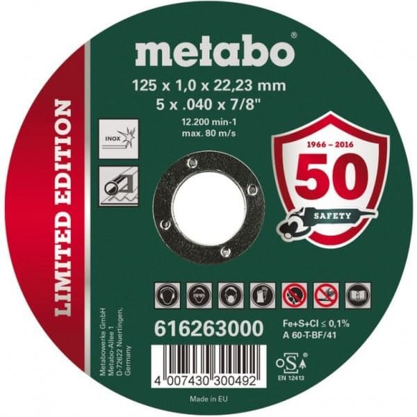 Metabo Limited Edition metal/inox 125x1 mm, 616263000 - slika 2