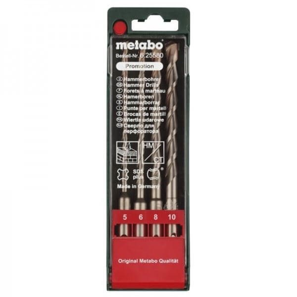 Set 4 kom. burgija SDS Plus za beton Metabo, 625580000 - slika 2