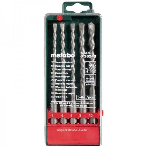 Metabo Set SDS-Plus Classic burgija 5 komada, 626243000 - slika 2