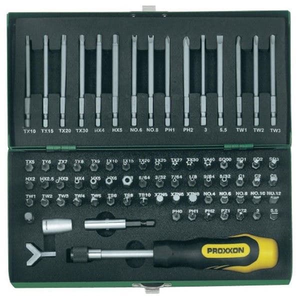 Proxxon Super sigurni set srafcigera 1/4“ (75-delni) - slika 2