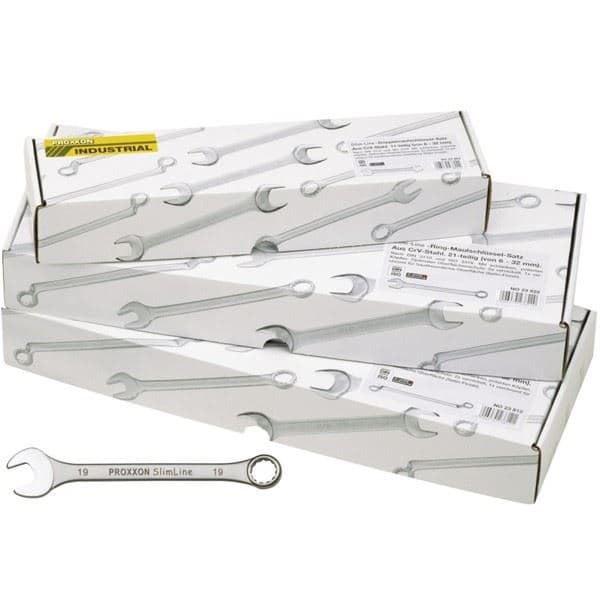 Slim-Line set viljuškasto-okastih ključeva 6-32mm, Proxxon