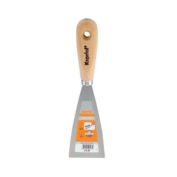 Špakla sa drvenom drškom hromirana 80cm, Kapriol