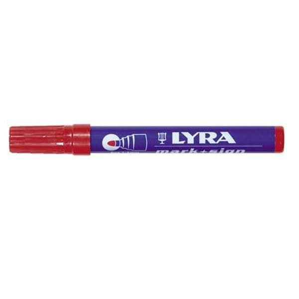 LYRA Stalni marker fini crveni 1 - 4 mm širina, 1203944 - slika 2