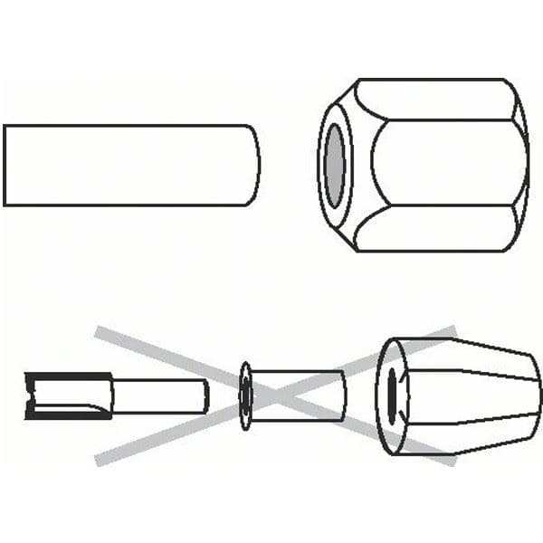 Stezna čaura Bosch 2608570113, 12 mm, 27 mm - slika 2