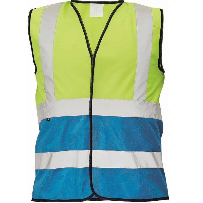Prsluk LYNX DUO signalni fluo, sa refl. trakama - slika 3