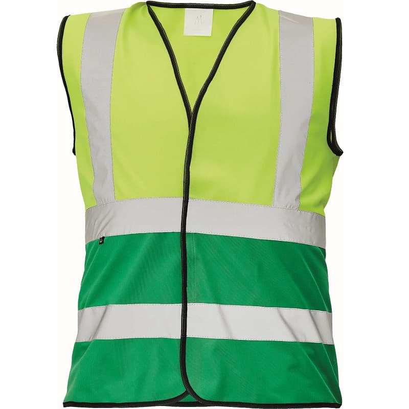 Prsluk LYNX DUO signalni fluo, sa refl. trakama - slika 2