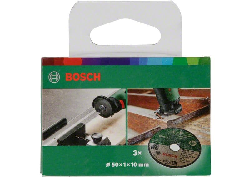Bosch 1600A01S5Y Expert for Inox ravna rezna ploča 50 mm, pakovanje sa 3 dela - slika 2