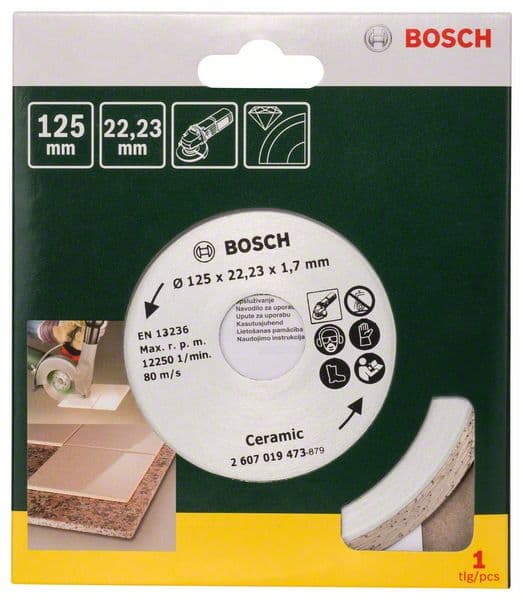 Bosch 2607019473 Dijamantska rezna ploča za pločice, Ø 125 mm - slika 2