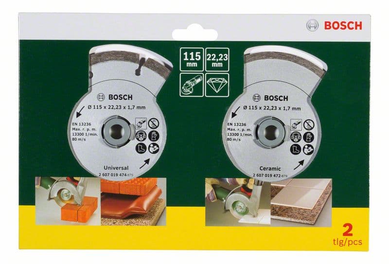 Bosch 2607019478 Dijamantske rezne ploče za pločice i građevinski materijal, Ø 115 mm - slika 2