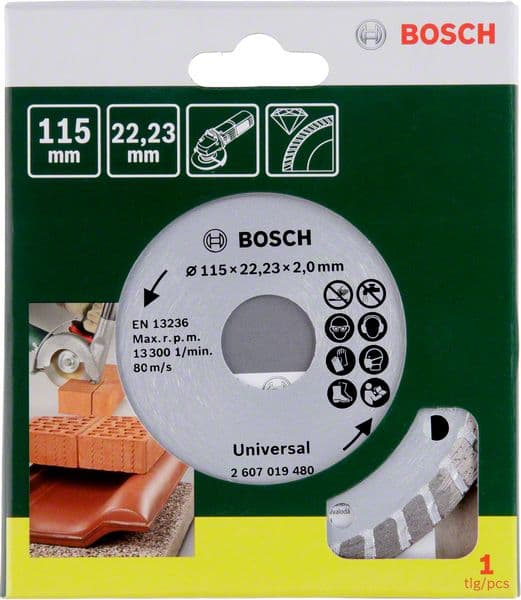 Bosch 2607019480 Dijamantska rezna ploča Turbo, Ø 115 mm - slika 2