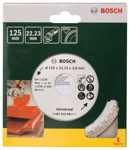 Bosch 2607019481 Dijamantska rezna ploča Turbo, Ø 125 mm - slika 2