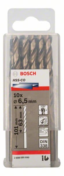 Bosch 2608585890 Burgije za metal HSS-Co, DIN338