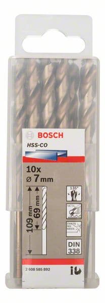 Bosch 2608585892 Burgije za metal HSS-Co, DIN338