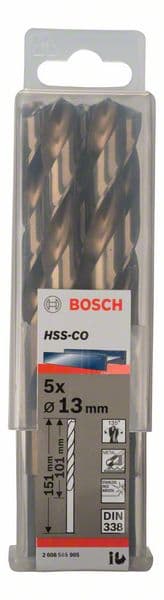 Bosch 2608585905 Burgije za metal HSS-Co, DIN338