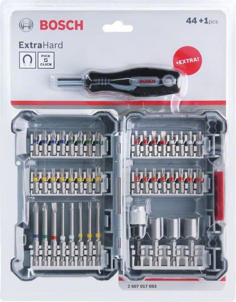 Bosch 2607017693 Kombinovani komplet Pick and Click nastavaka za odvrtače, 45 delova - slika 2