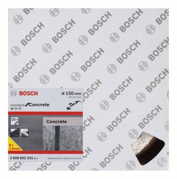 Bosch dijamantska rezna ploča Standard for Concrete 150x22,23x2x10 mm pakovanje od 10 komada - 2608603241 - slika 2