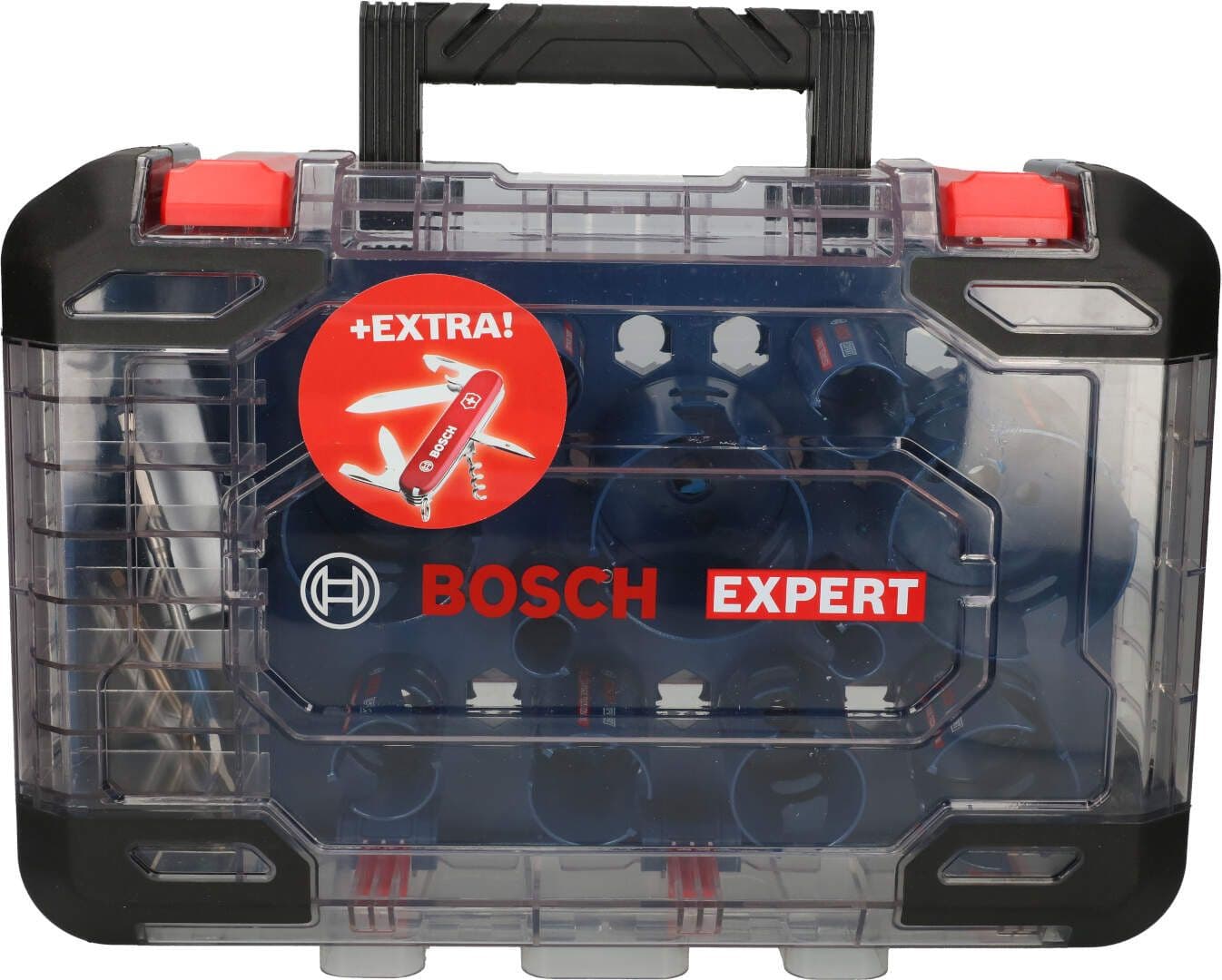 Bosch Expert 15-delni komplet Construction Material testera za otvore 20-76mm + gratis Victorinox nož, 061599763Y