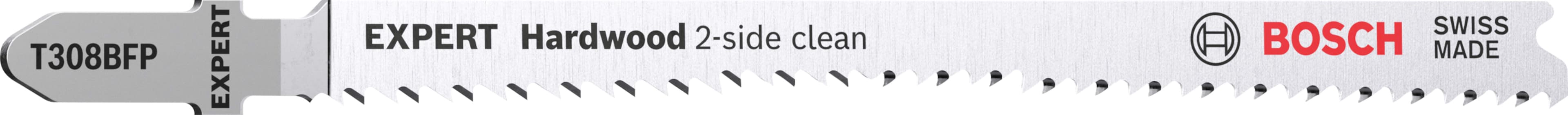 Bosch EXPERT „Hardwood 2-side clean“ T 308 BFP list ubodne testere, 3-delni, 2608900547