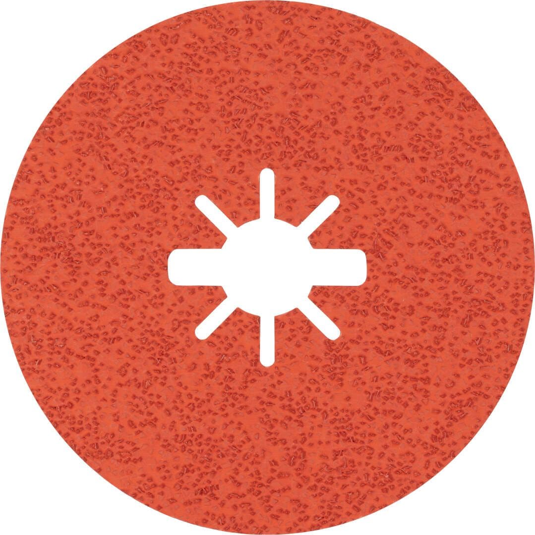 Bosch EXPERT Prisma Ceramic X-Lock fiber disk R782, za nerđajući čelik, 125mm, granulacija 36, pakovanje 5 komada, 2608621808